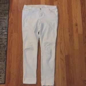 Michael Kors low rise white skinny jeans. Sz 8